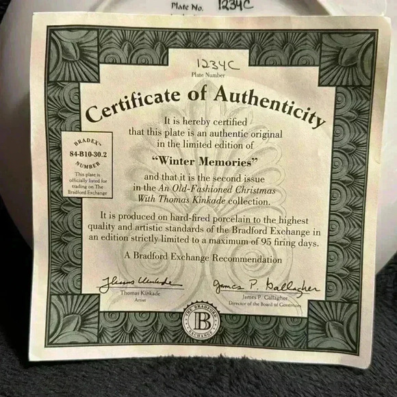 “Winter Memories“ by Thomas Kinkade - Picture 5 of 6